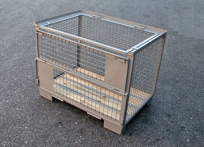 Gitterbox 1200x800x970 mm mit Deckel NEU